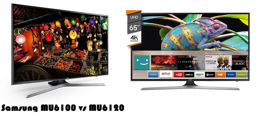 Samsung MU6100 vs MU6120